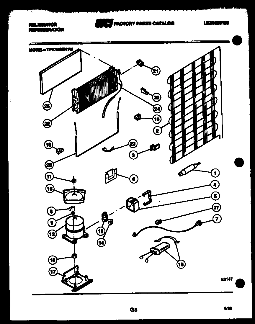 05 - SYSTEM AND AUTOMATIC DEFROST PARTS