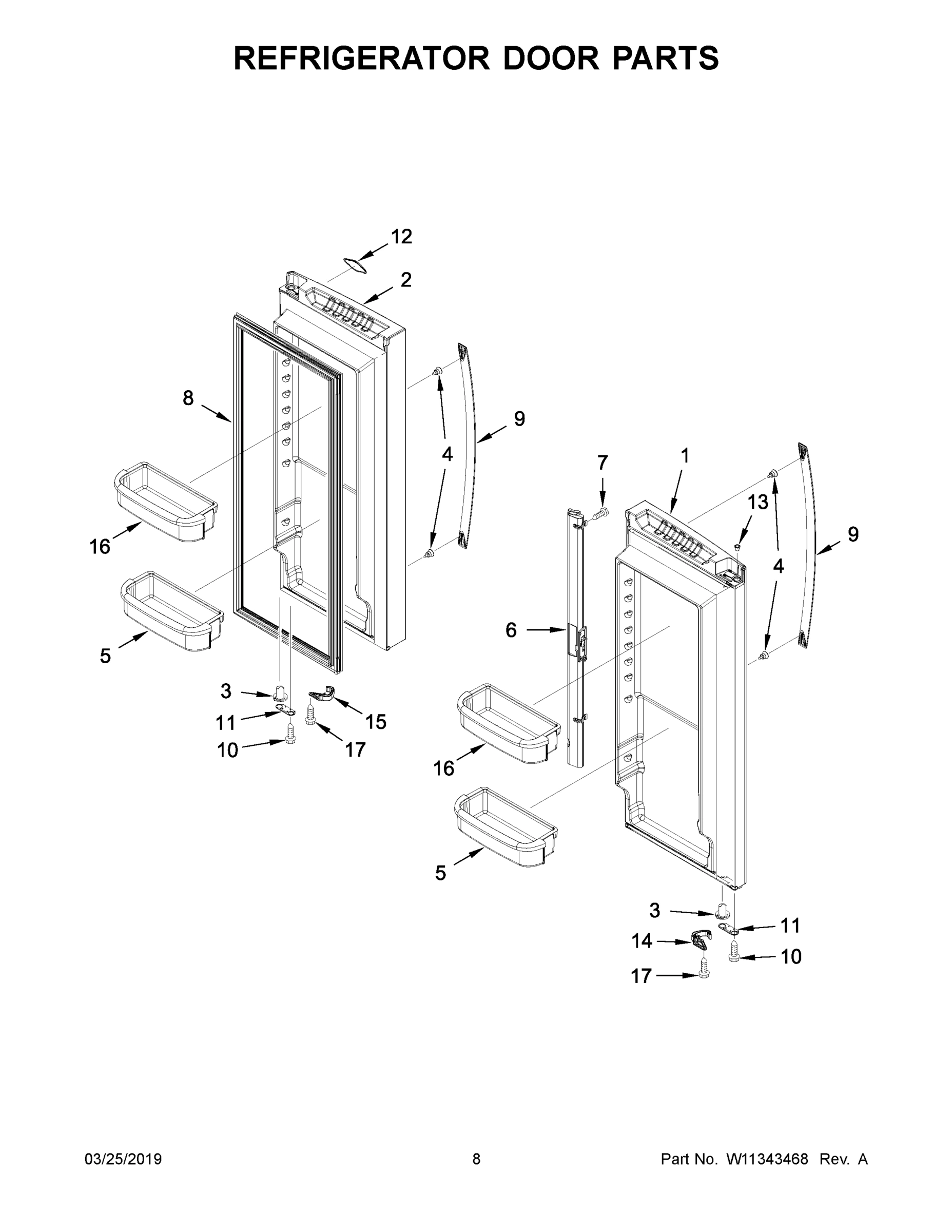 05 - REFRIGERATOR DOOR PARTS