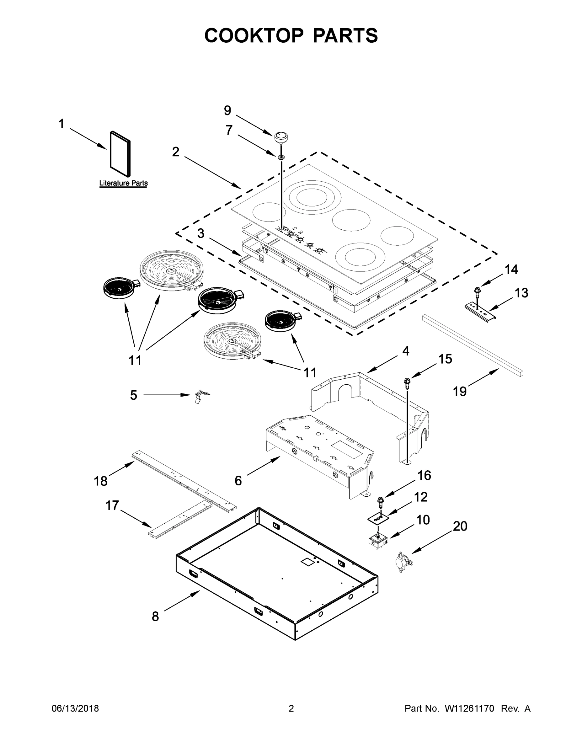 02 - COOKTOP PARTS