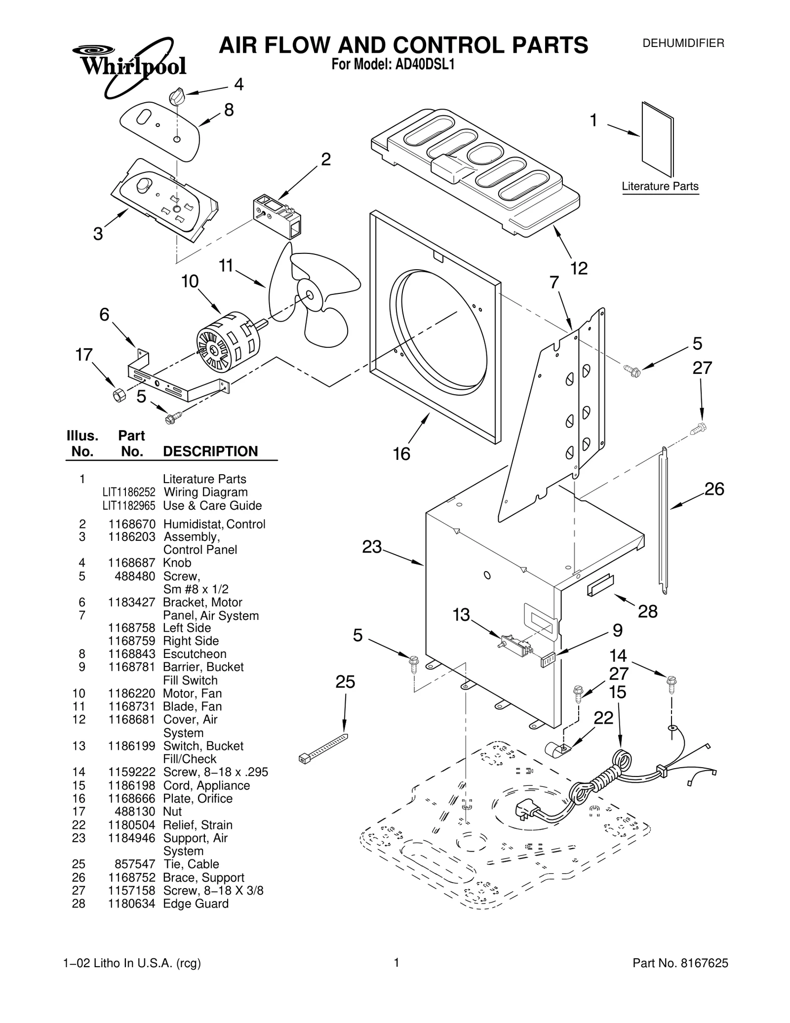AIR FLOW AND CONTROL PARTS