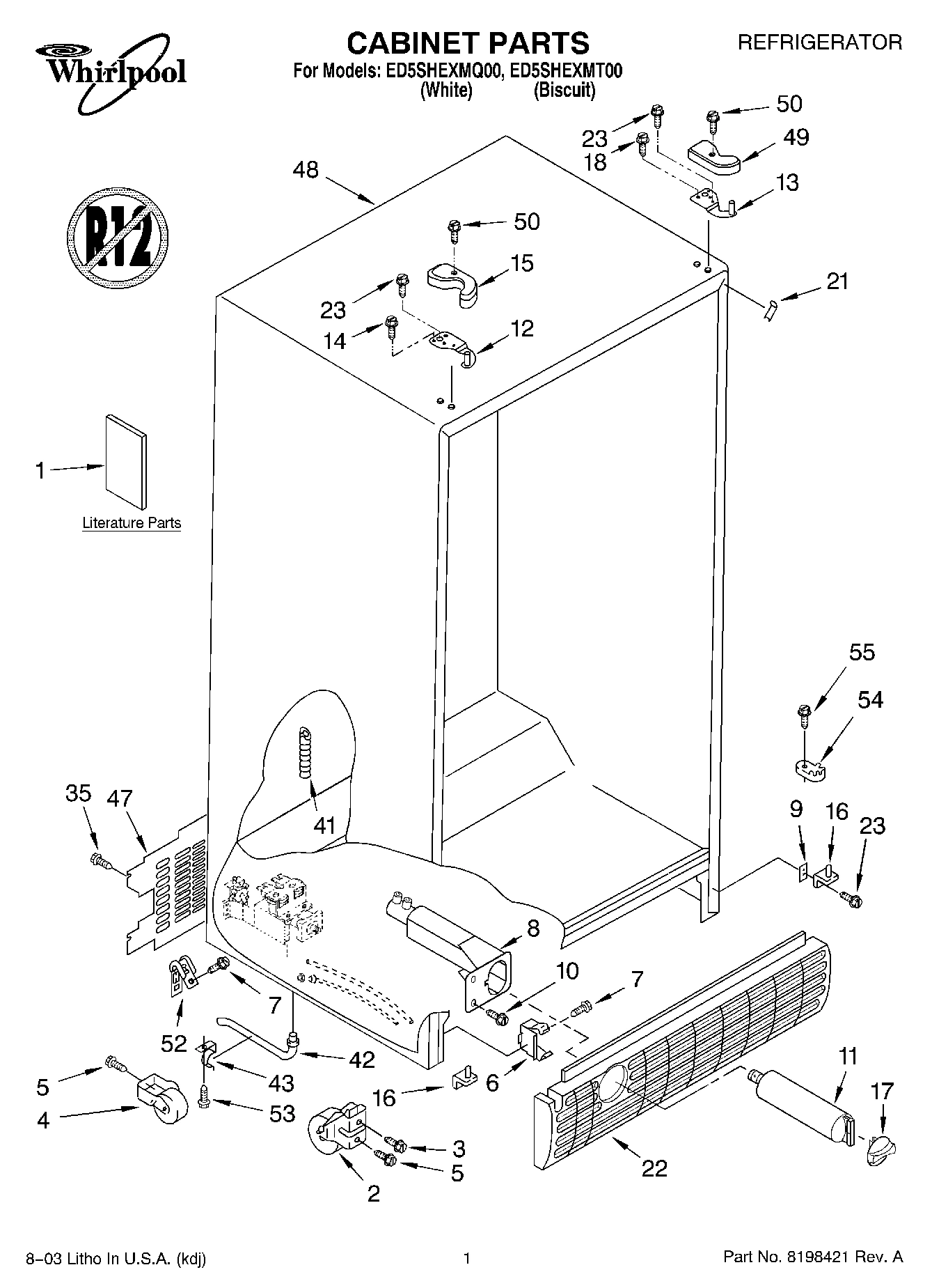 01 - CABINET PARTS