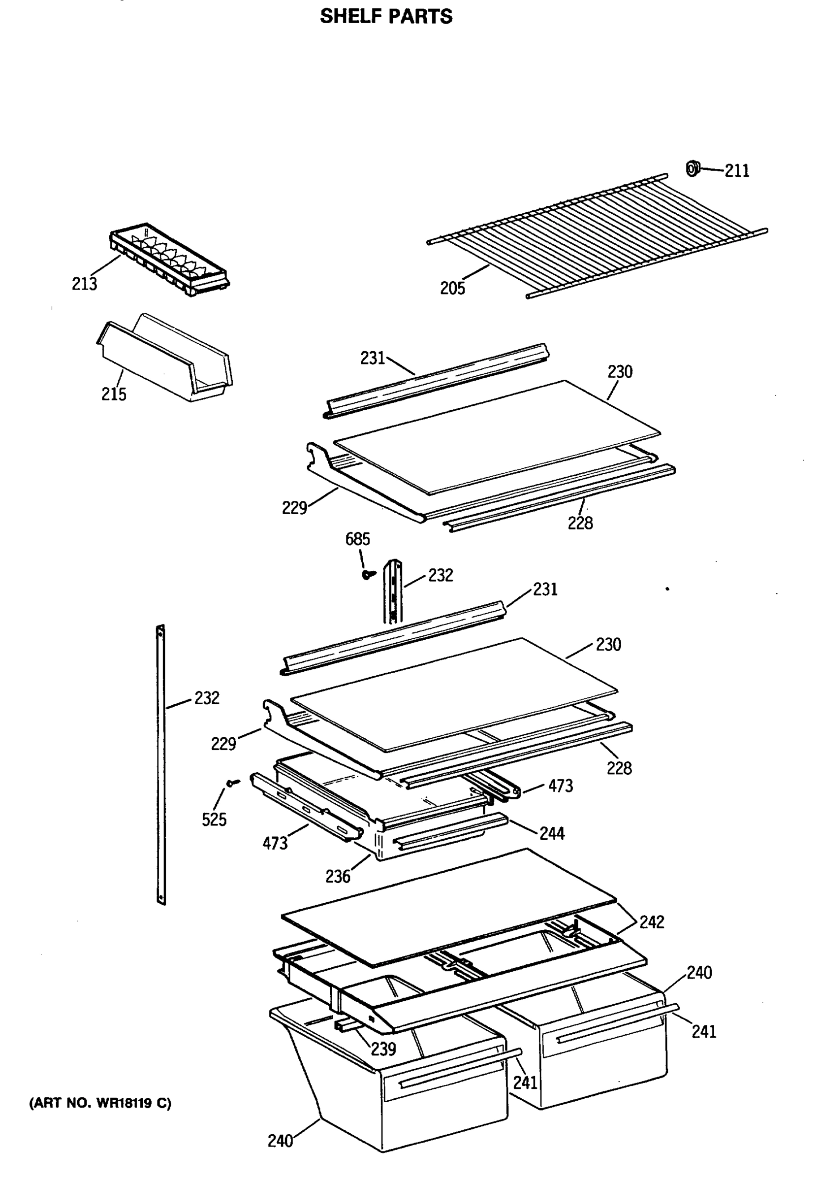 SHELF PARTS