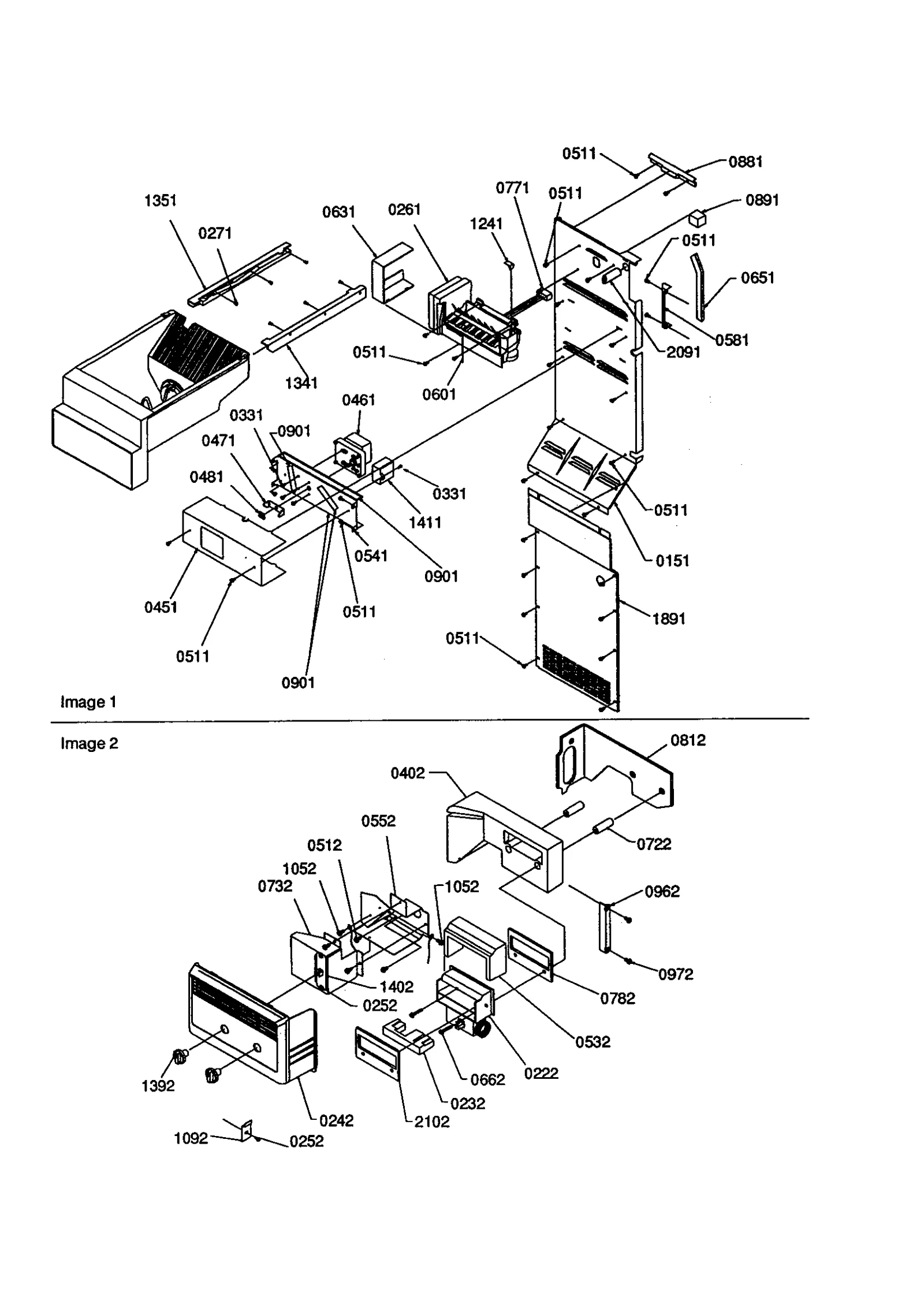 ICE MAKER/CONTROL ASSEMBLY