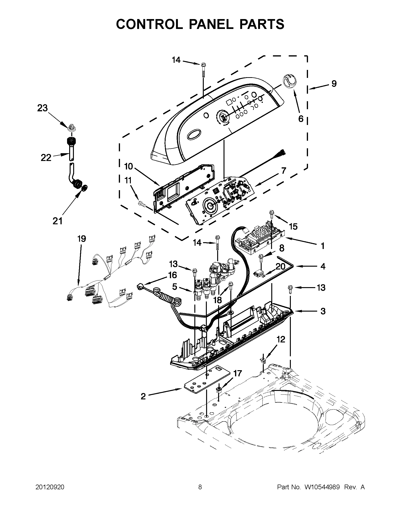 04 - CONTROL PANEL PARTS