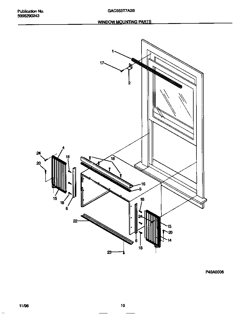 06 - WINDOW MOUNTING PARTS