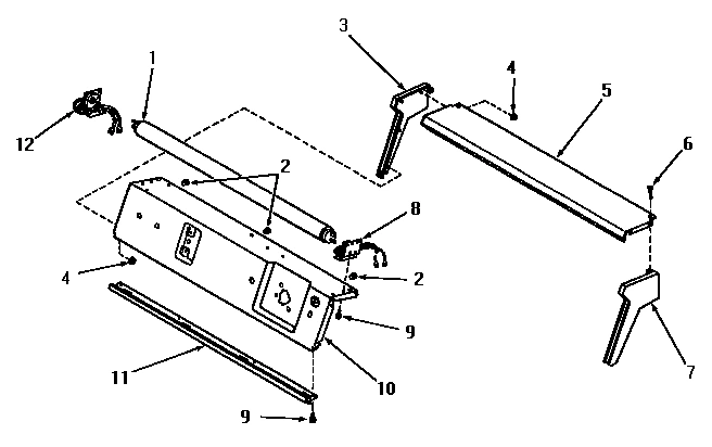16 - PAN SUPP PLT/CTRL HOOD ENDS & FLOUR TUBE