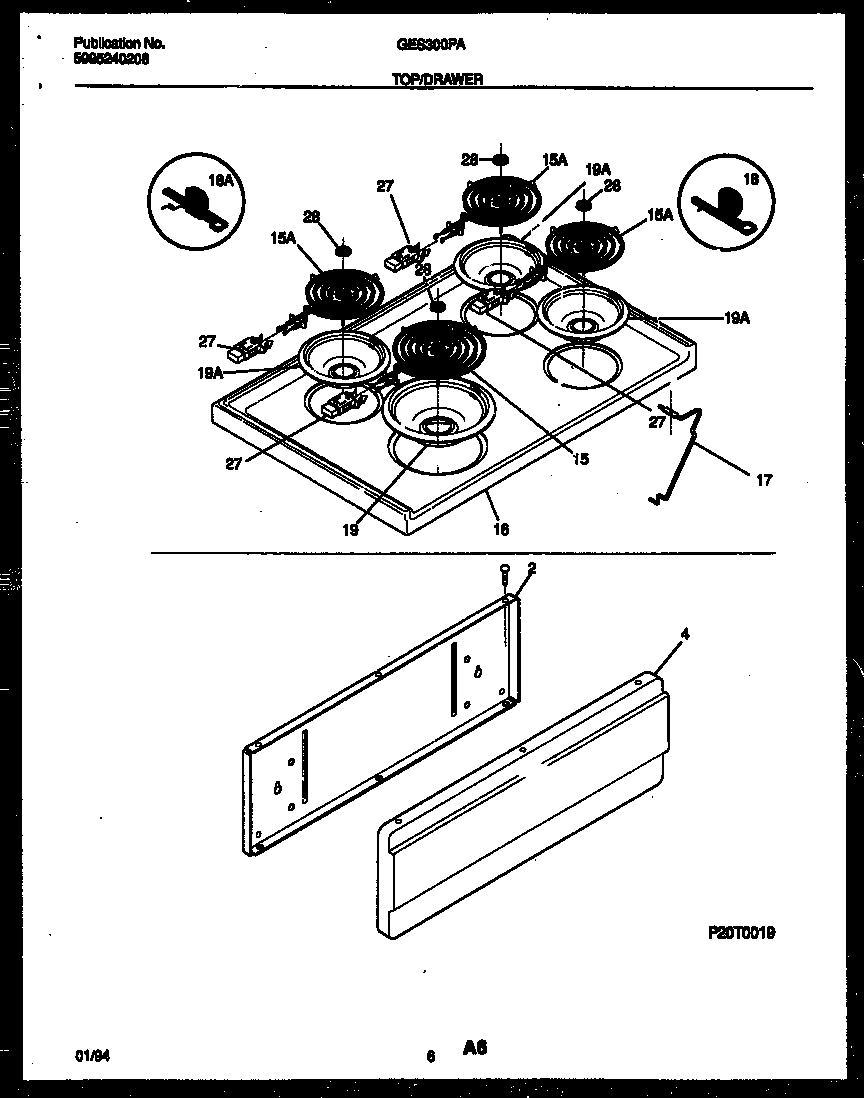 04 - COOKTOP AND DRAWER PARTS