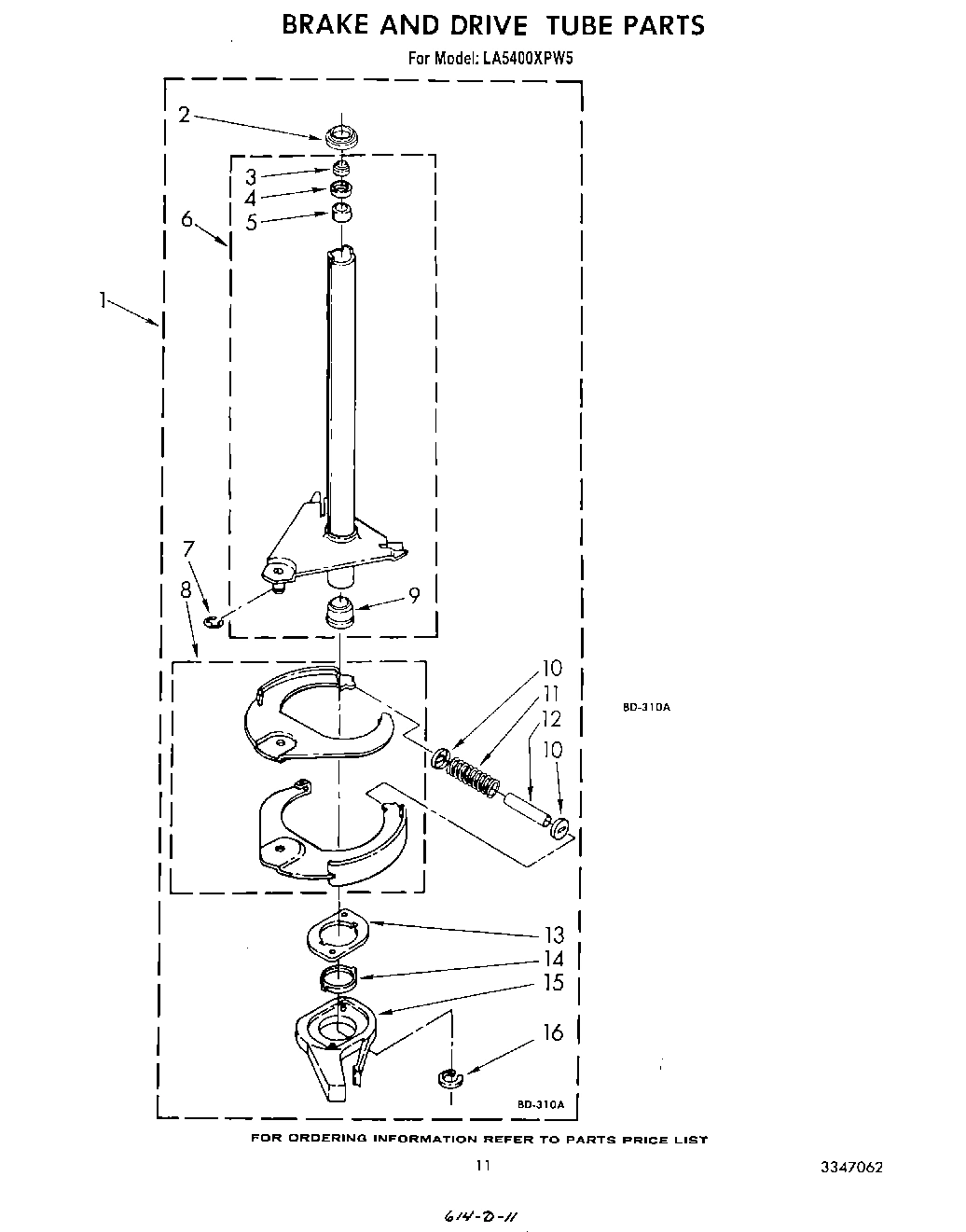 09 - BRAKE AND DRIVE TUBE