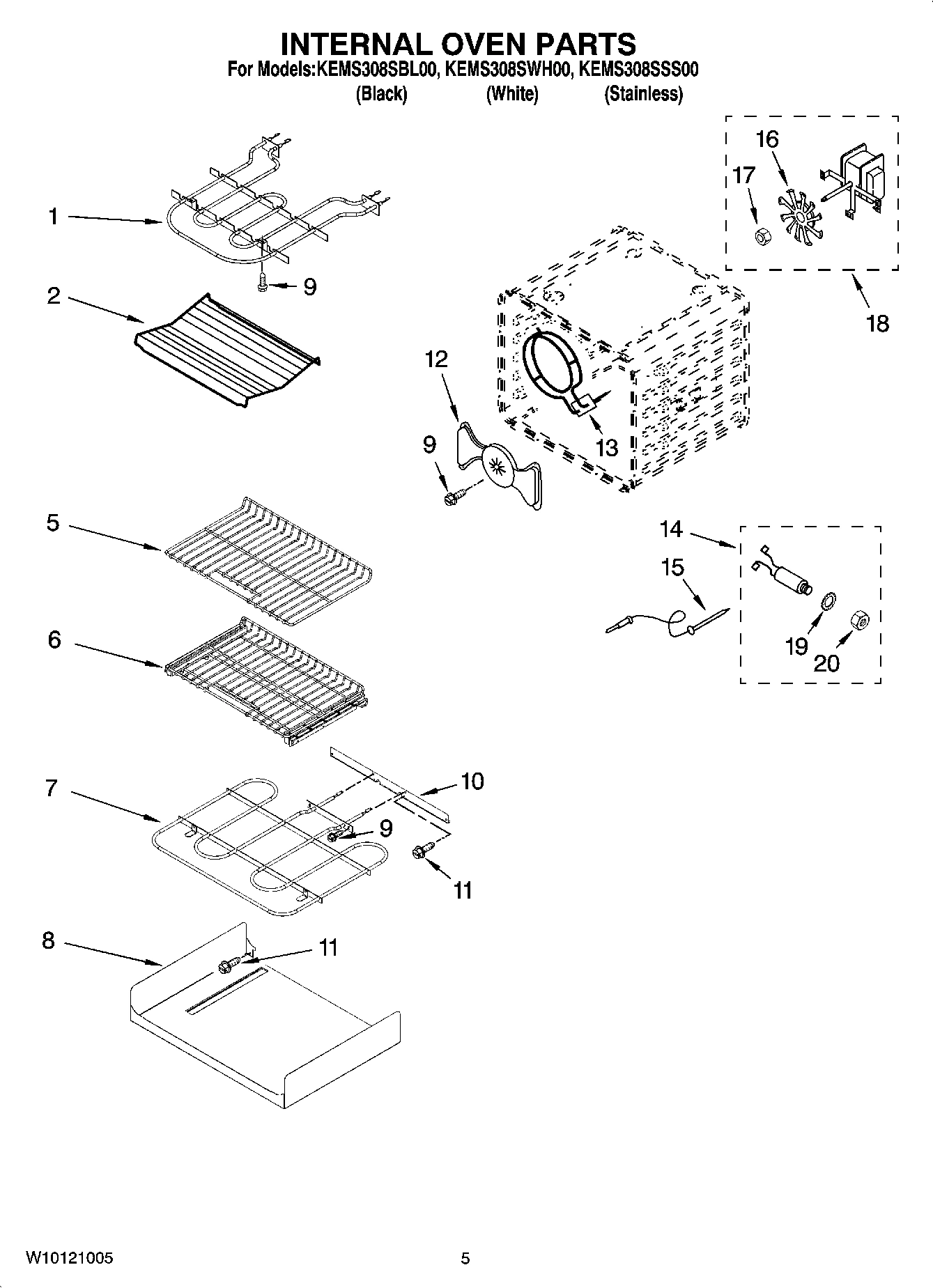04 - INTERNAL OVEN PARTS