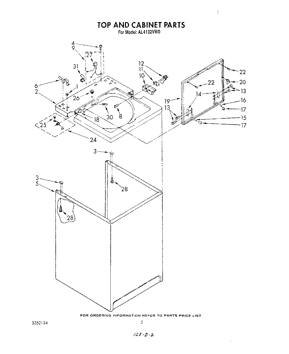 02 - TOP AND CABINET , LITERATURE AND OPTIONAL
