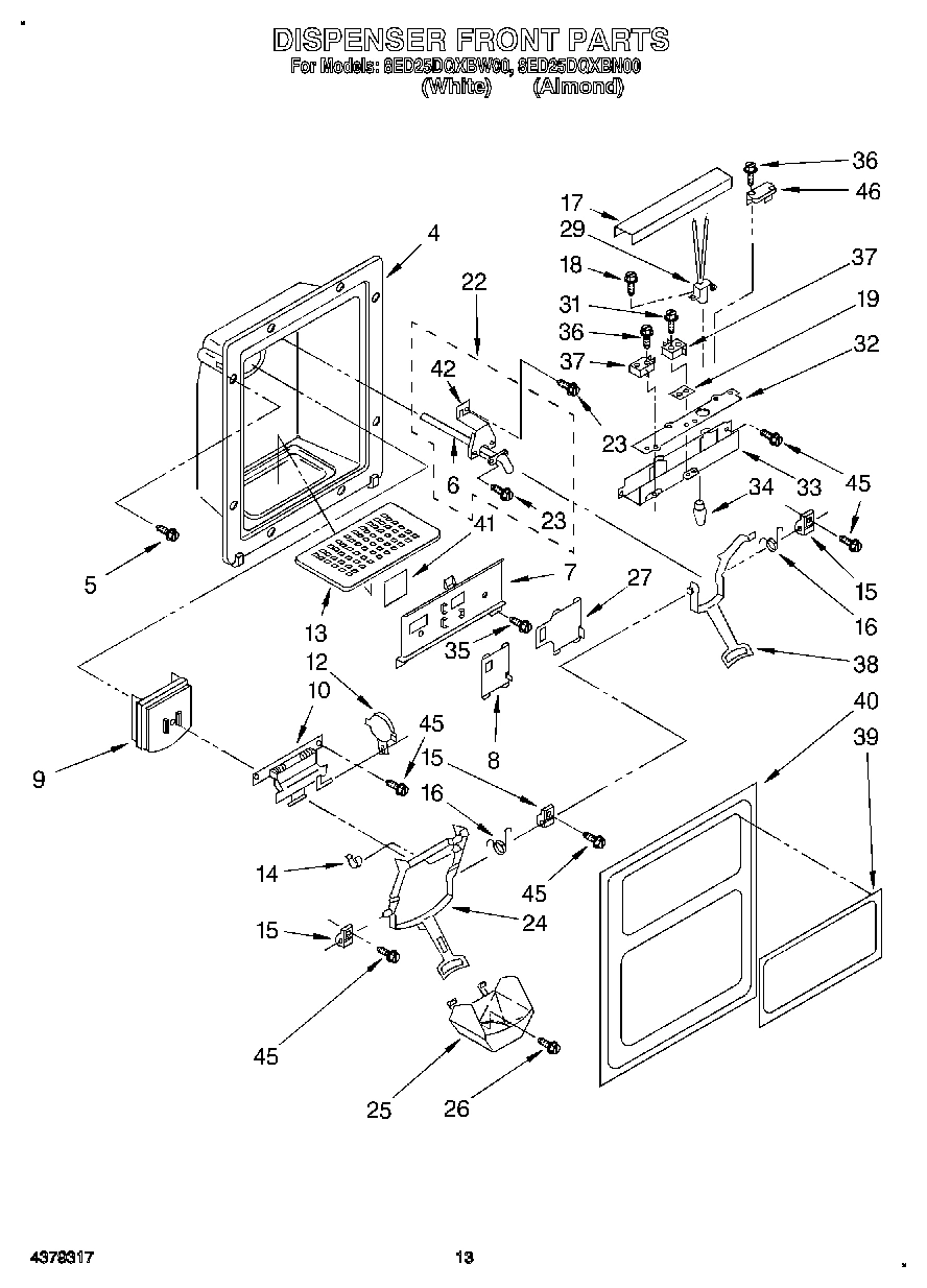 08 - DISPENSER FRONT