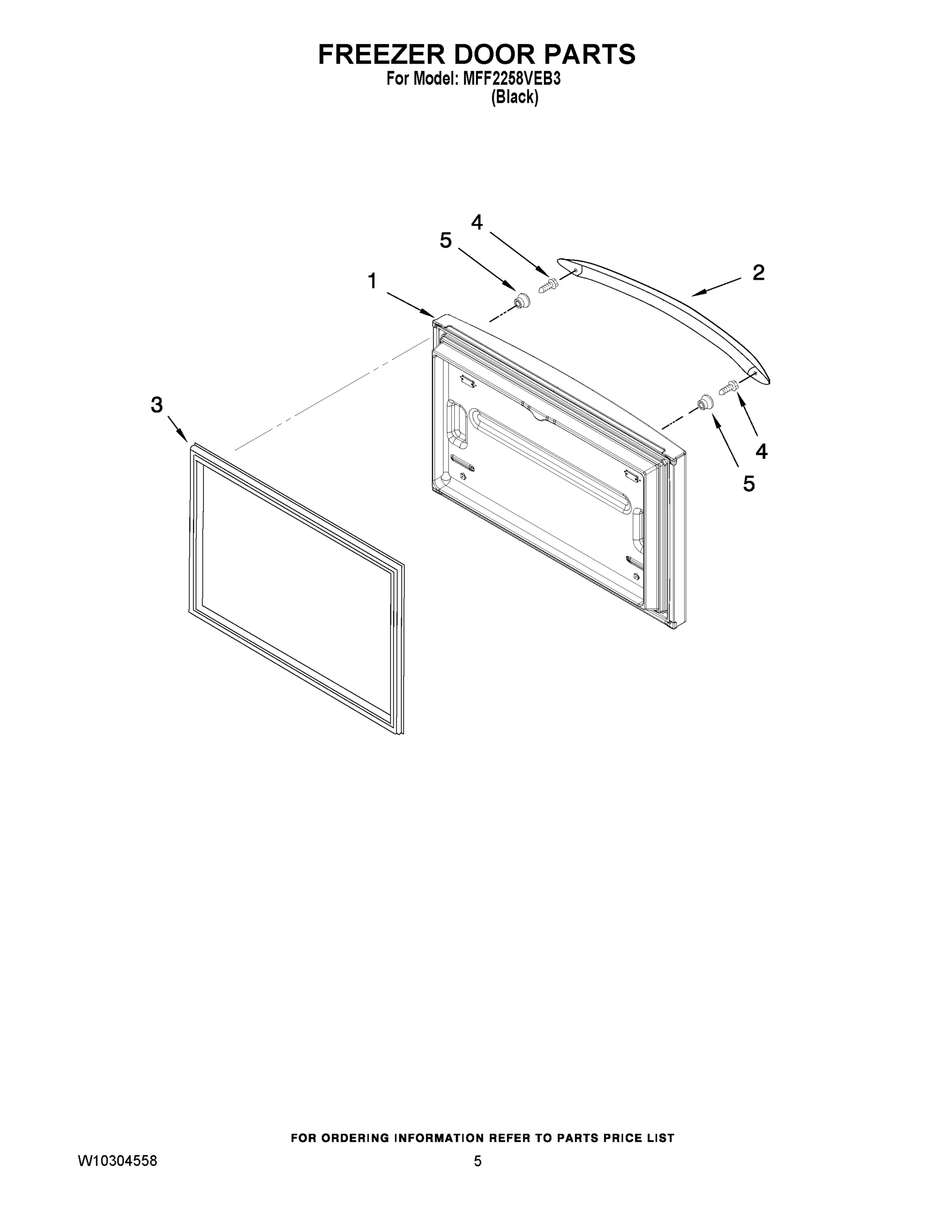 03 - FREEZER DOOR PARTS