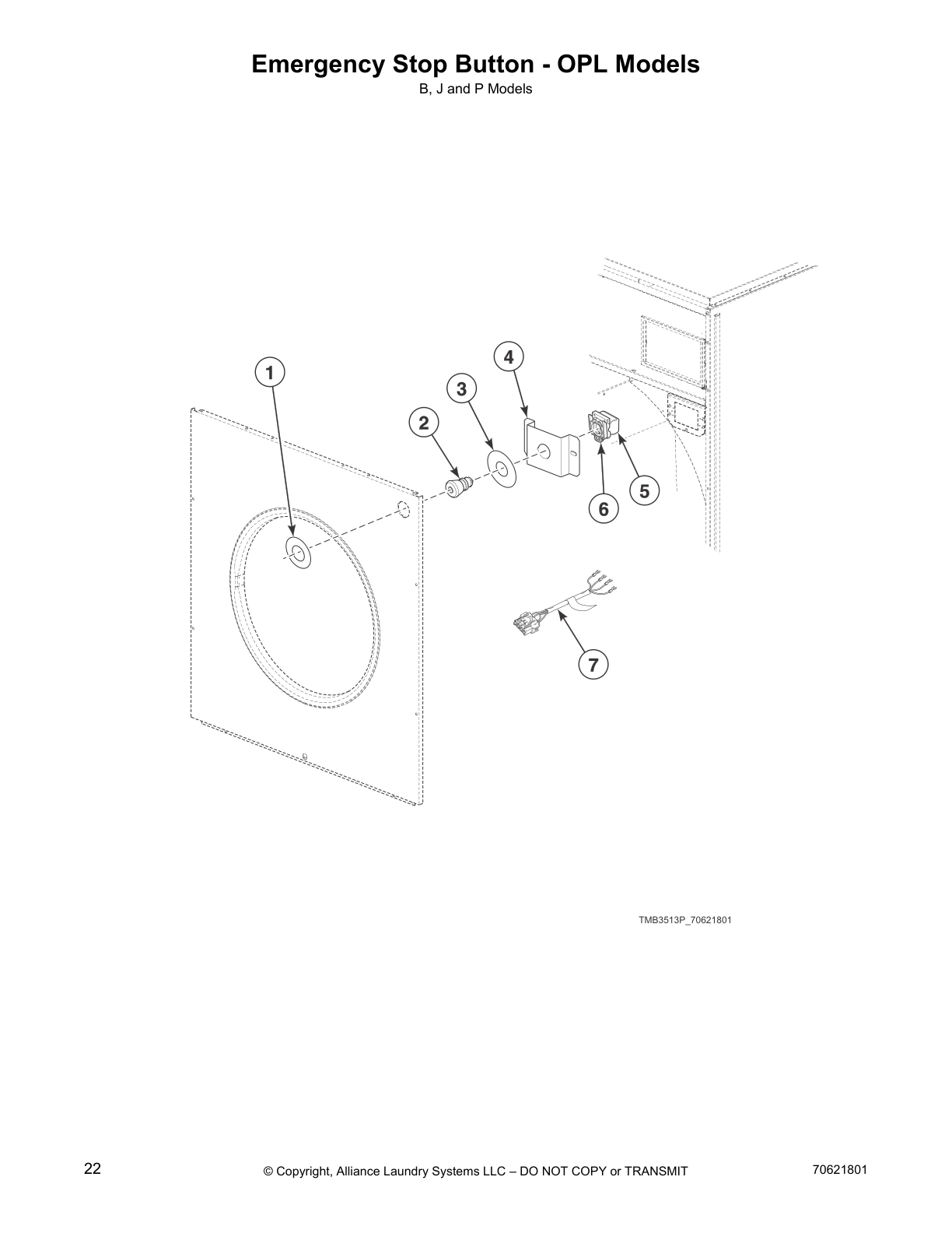 Emergency Stop Button - OPL Models