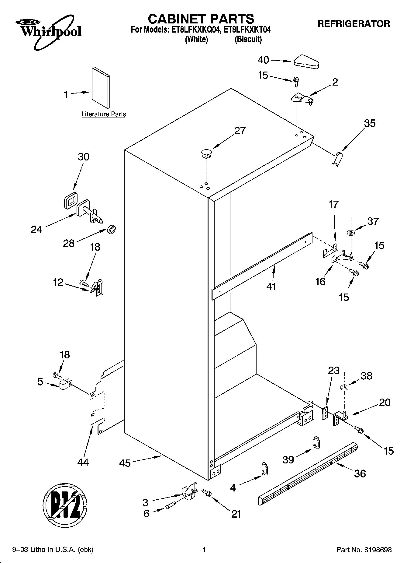 01 - CABINET PARTS