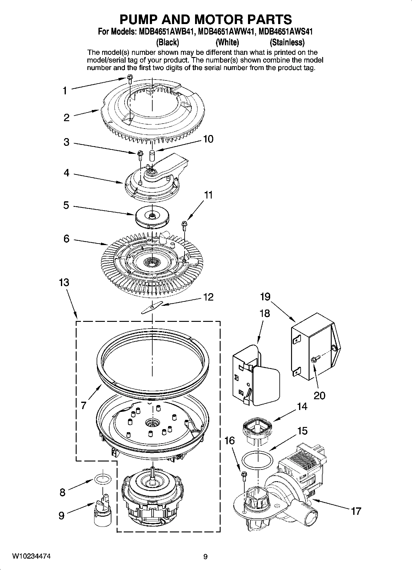 08 - PUMP AND MOTOR PARTS