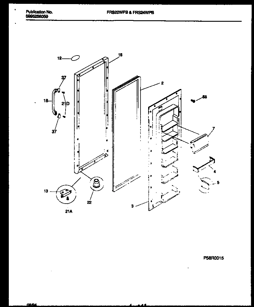 03 - REFRIGERATOR DOOR PARTS