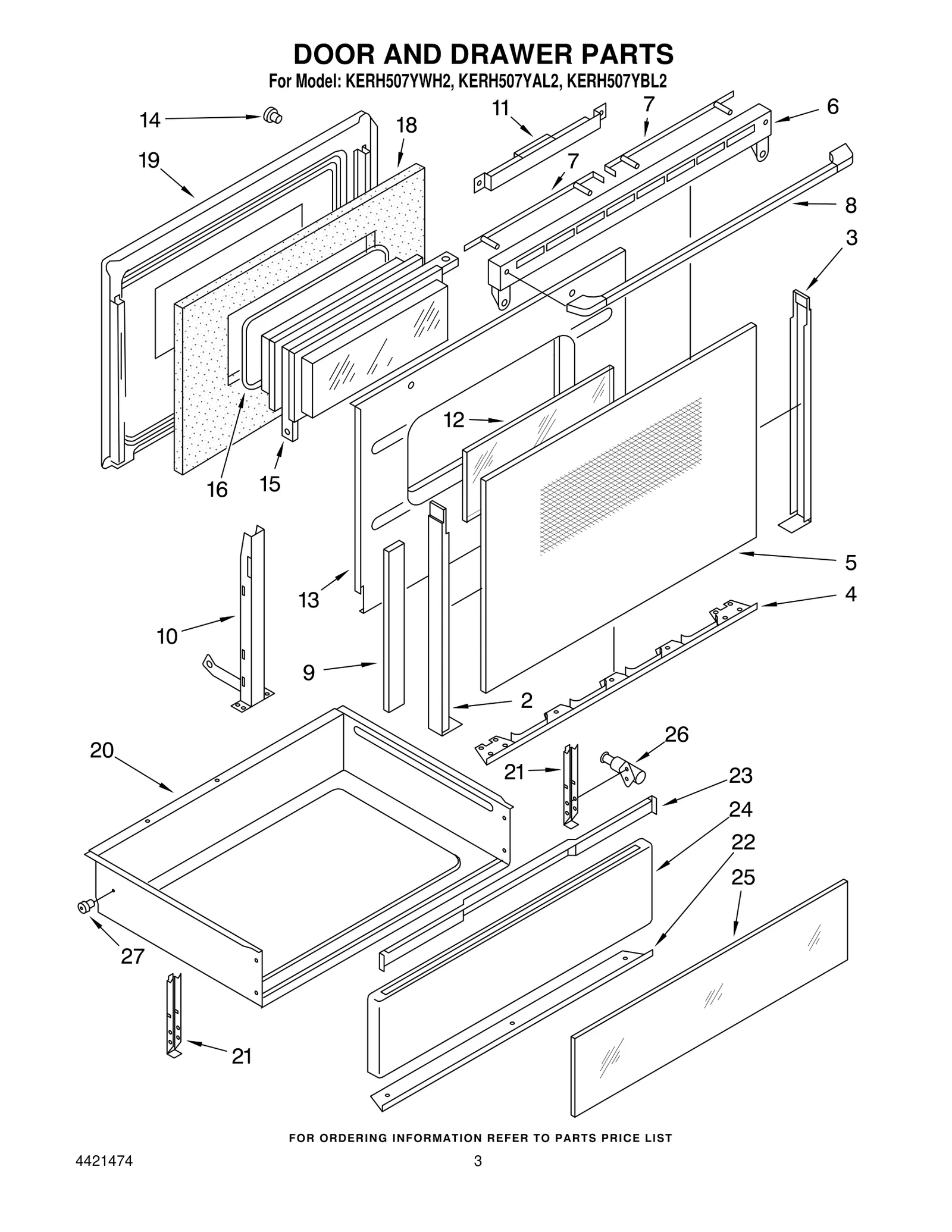 DOOR AND DRAWER PARTS