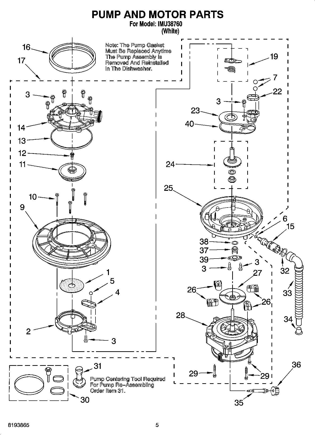 04 - PUMP AND MOTOR PARTS