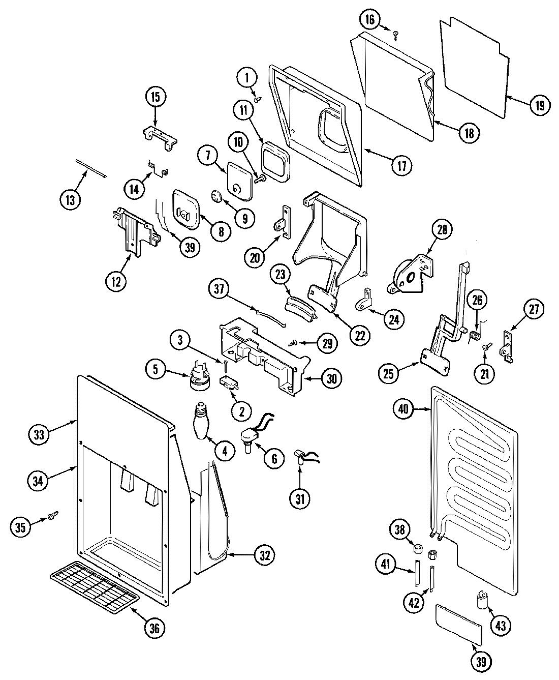 03 - ICE & WATER DISPENSER