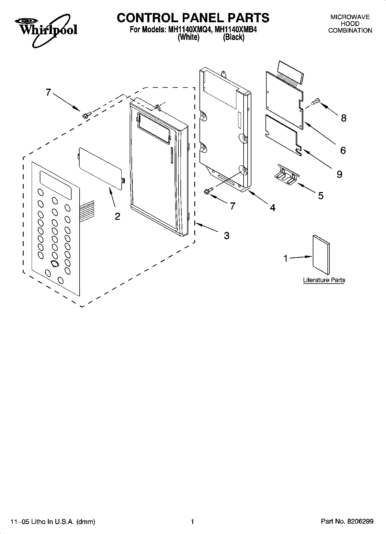 01 - CONTROL PANEL PARTS
