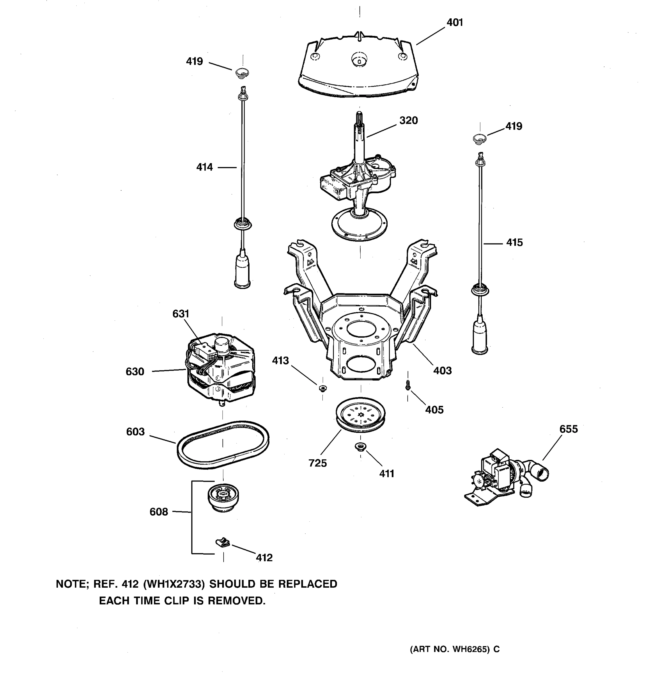 SUSPENSION, PUMP & DRIVE COMPONENTS
