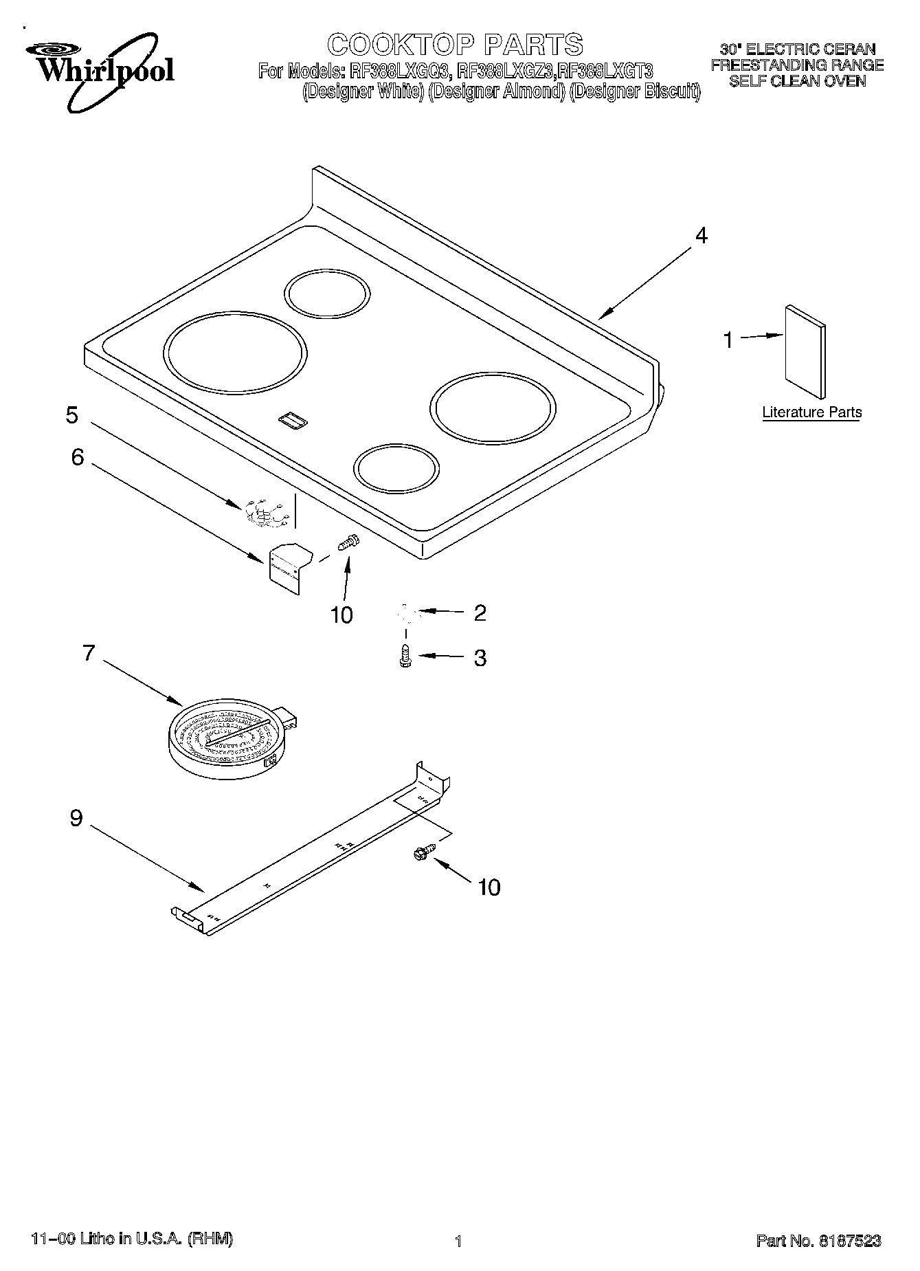 01 - COOKTOP, LITERATURE