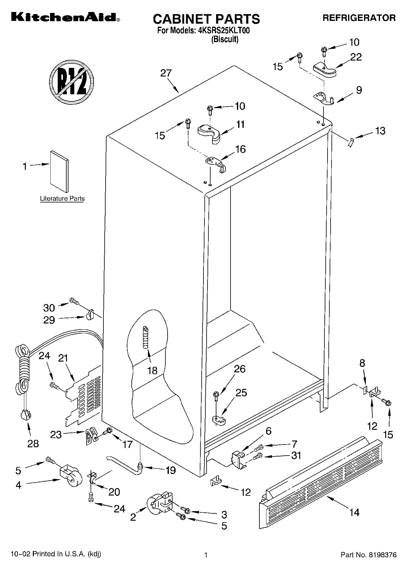 01 - CABINET, LITERATURE
