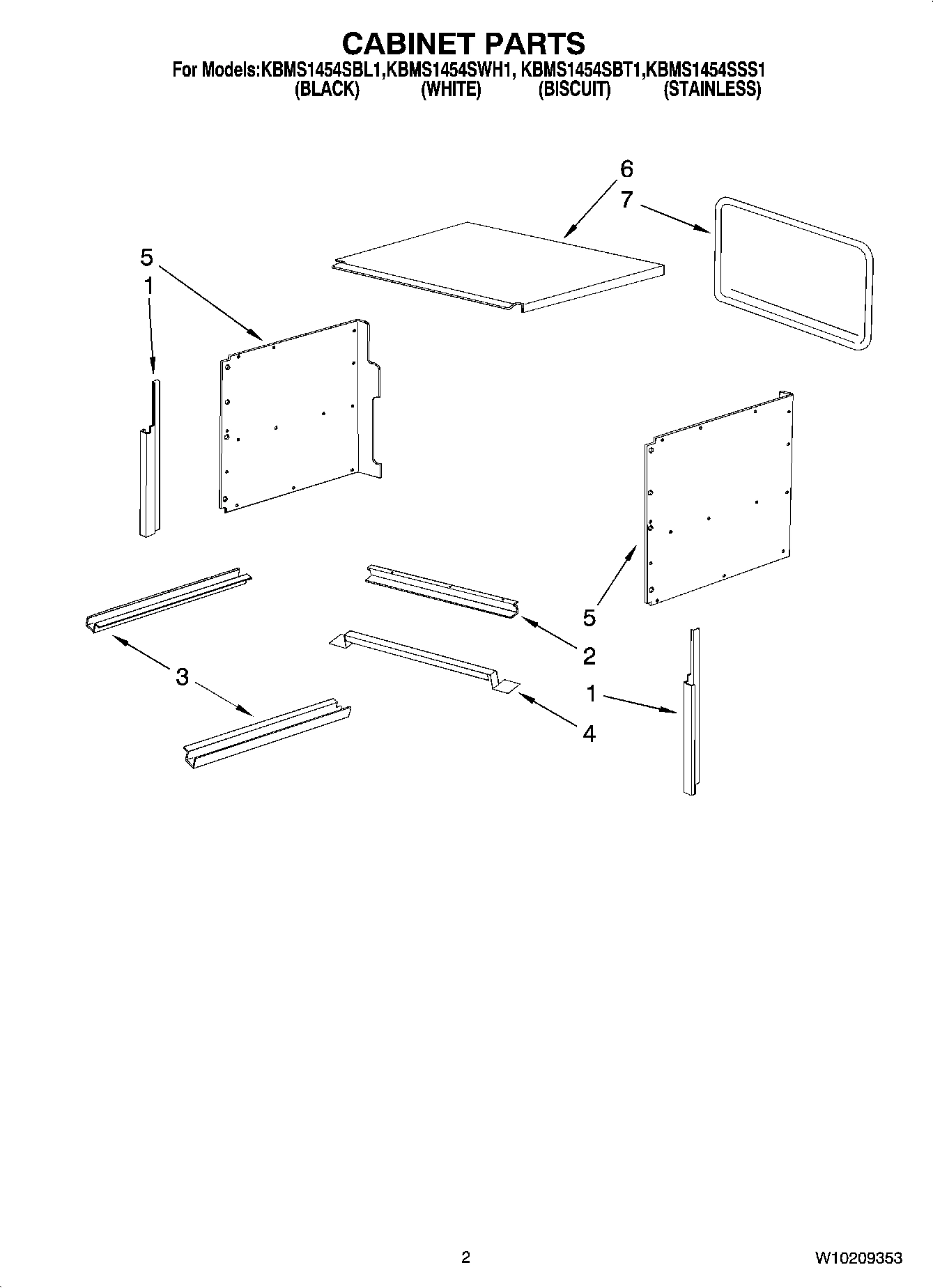 02 - CABINET PARTS
