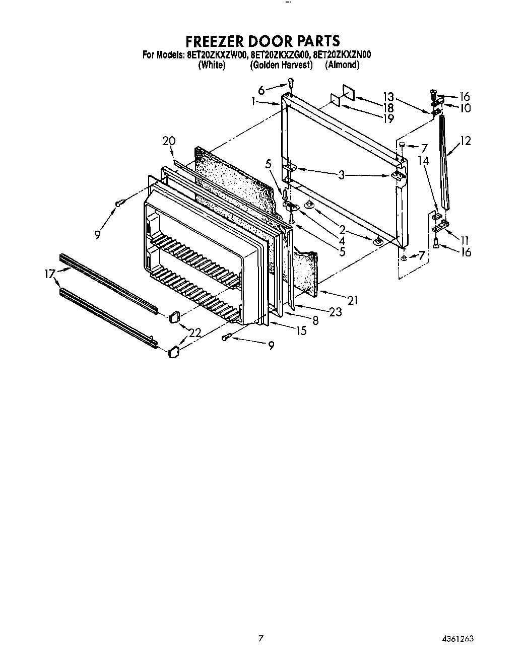 06 - FREEZER DOOR