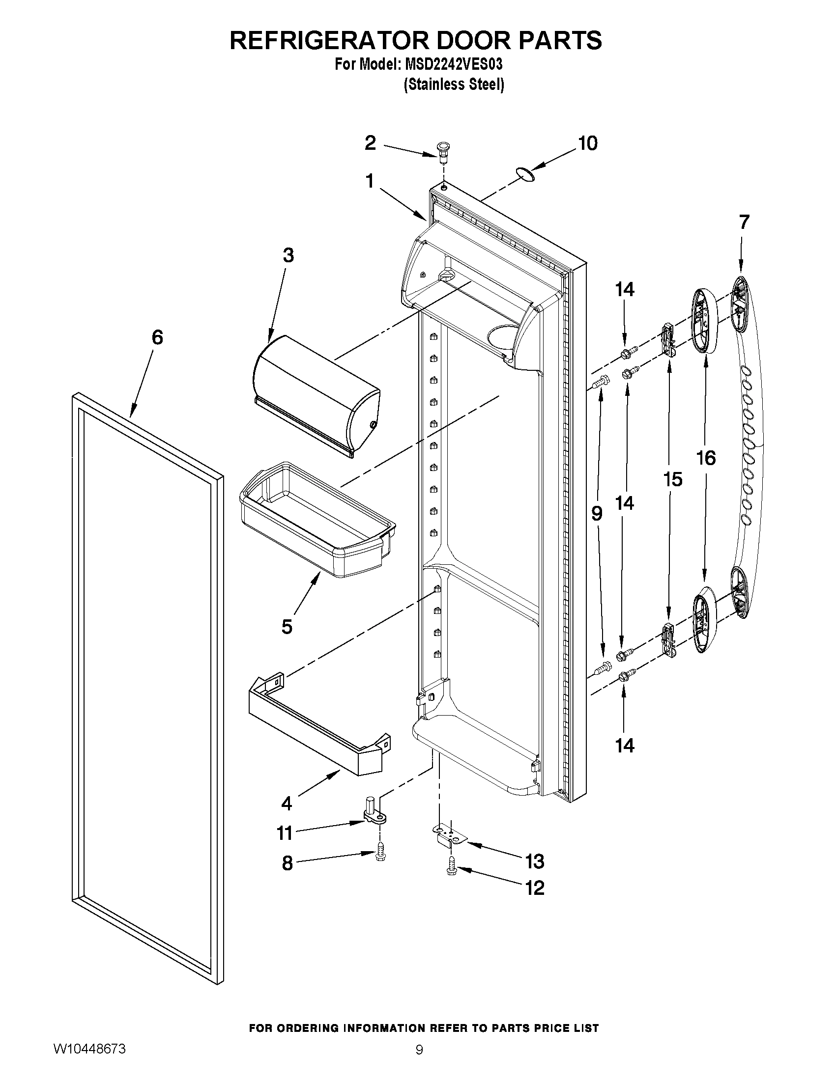 06 - REFRIGERATOR DOOR PARTS