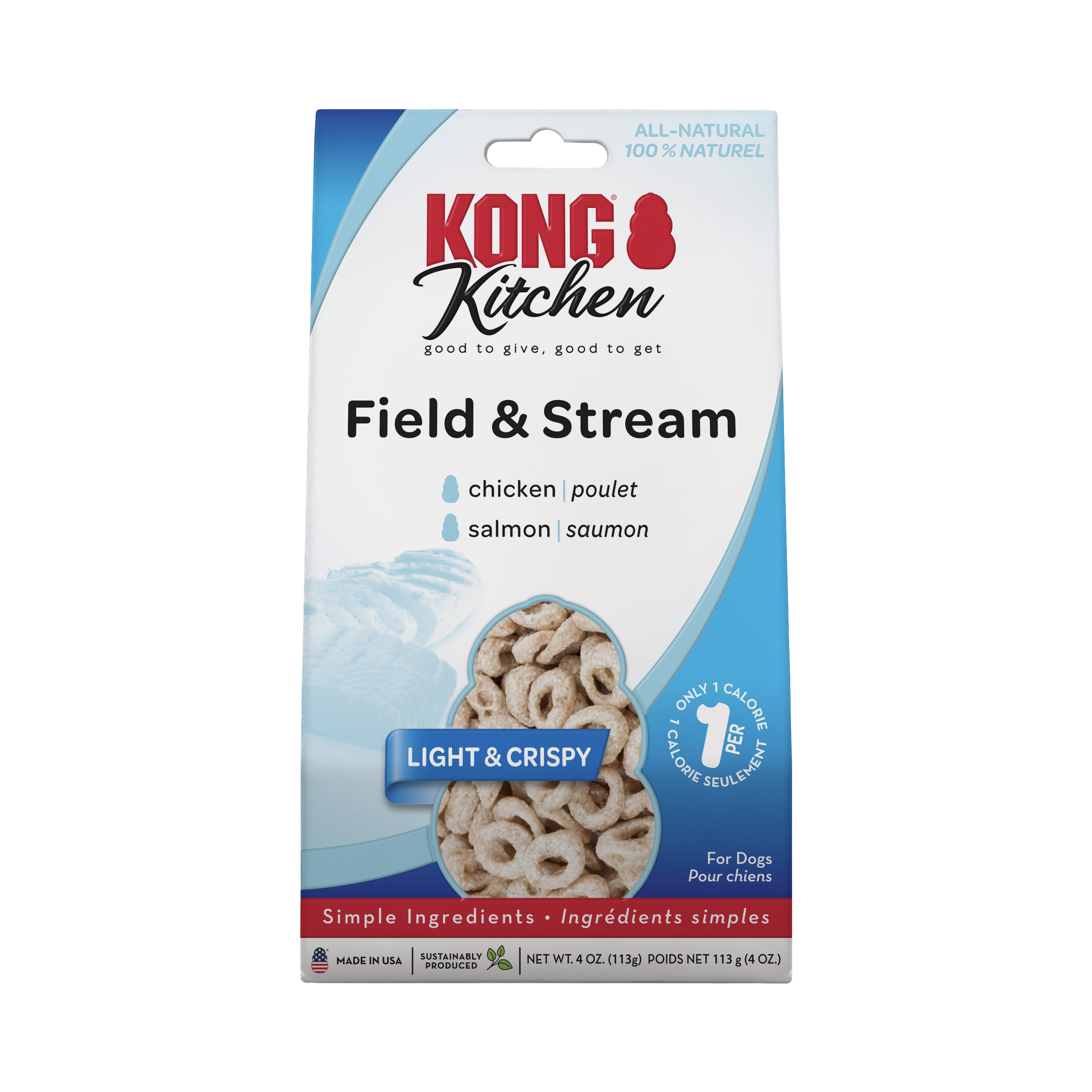 KONG Kitchen Light & Crispy Field and Stream onpack product image