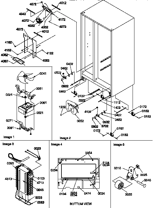 03 - DRAIN SYSTEM, ROLLERS, AND EVAP ASSY