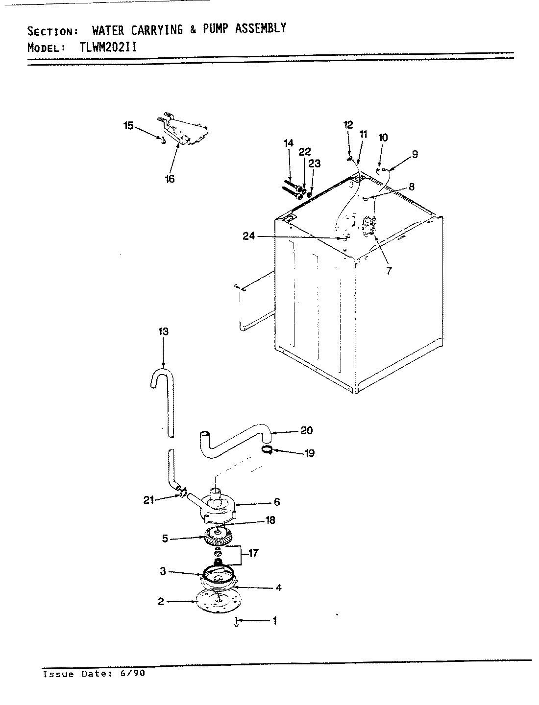 11 - WATER CARRYING & PUMP ASSEMBLY