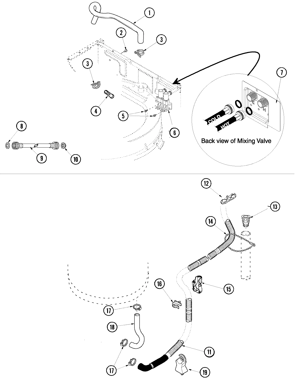 03 - MIXING VALVE AND HOSES