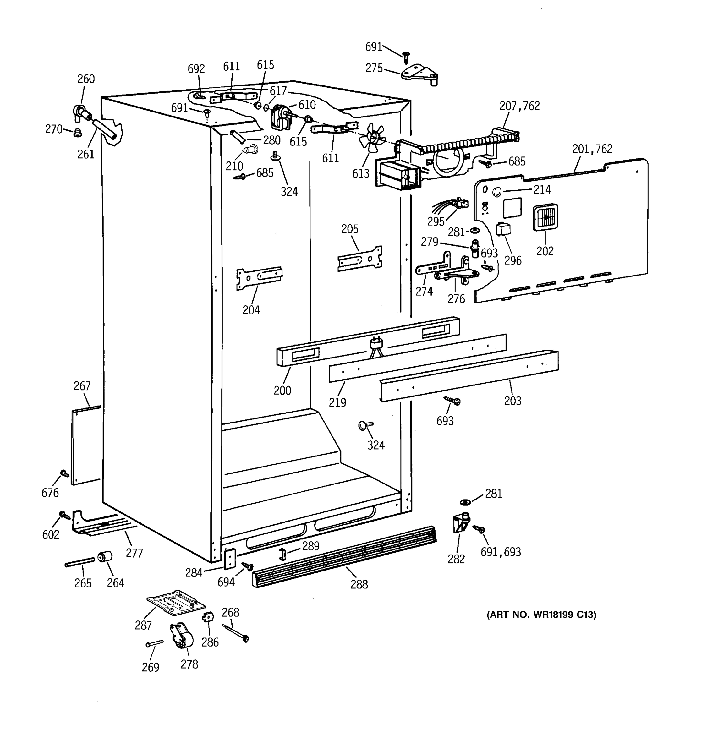 CABINET PARTS