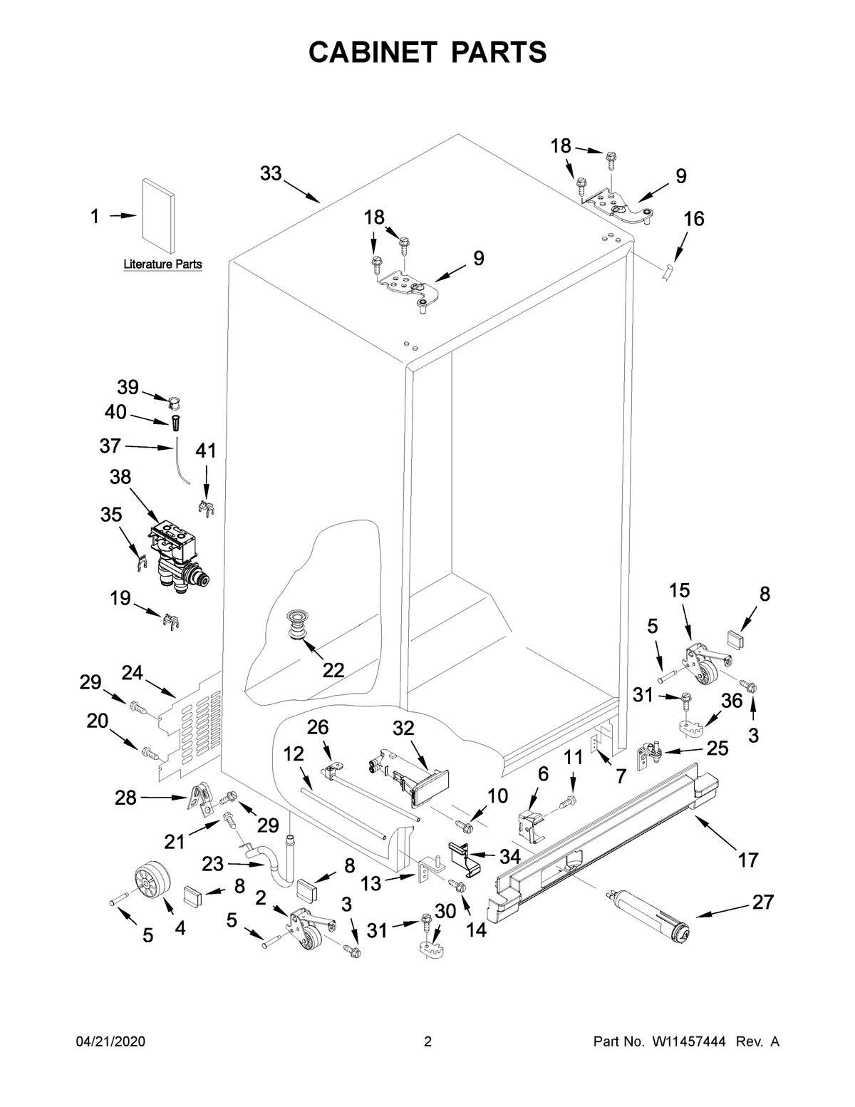 02 - CABINET PARTS
