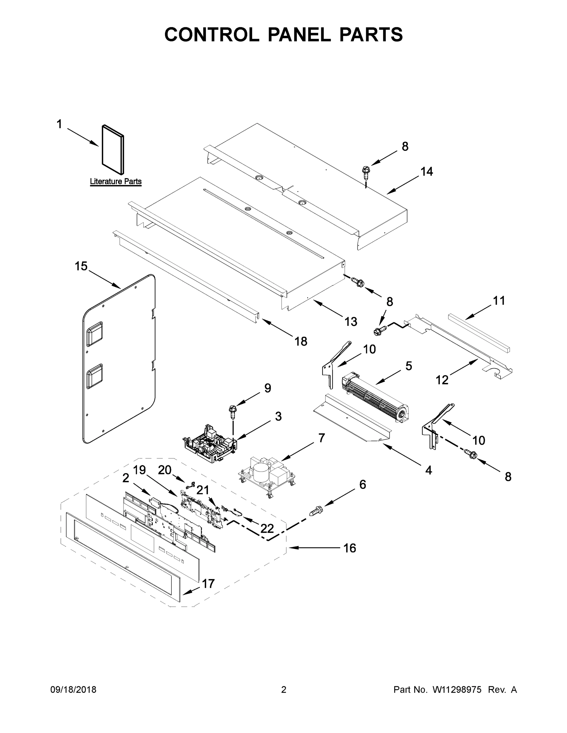 02 - CONTROL PANEL PARTS