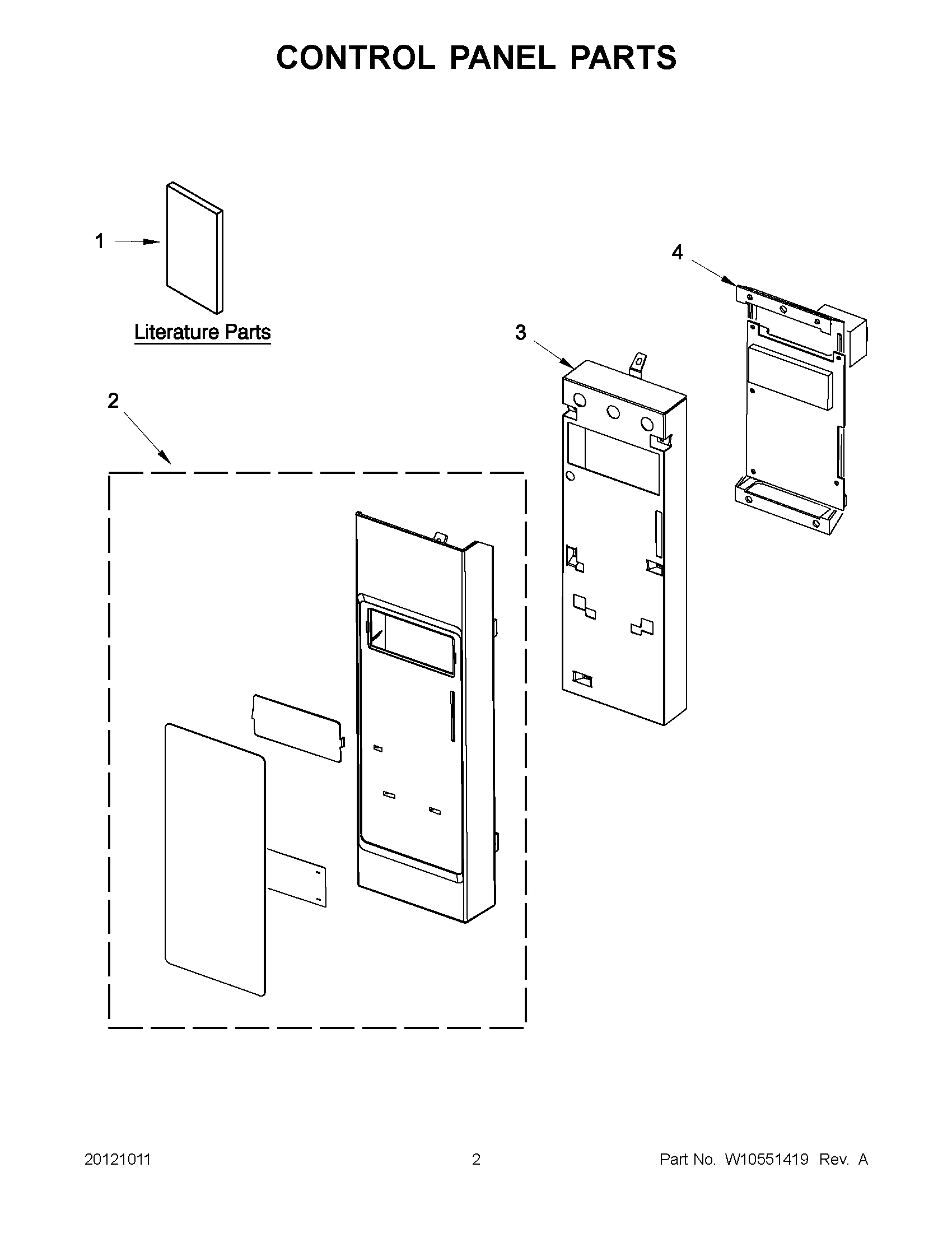 01 - CONTROL PANEL PARTS