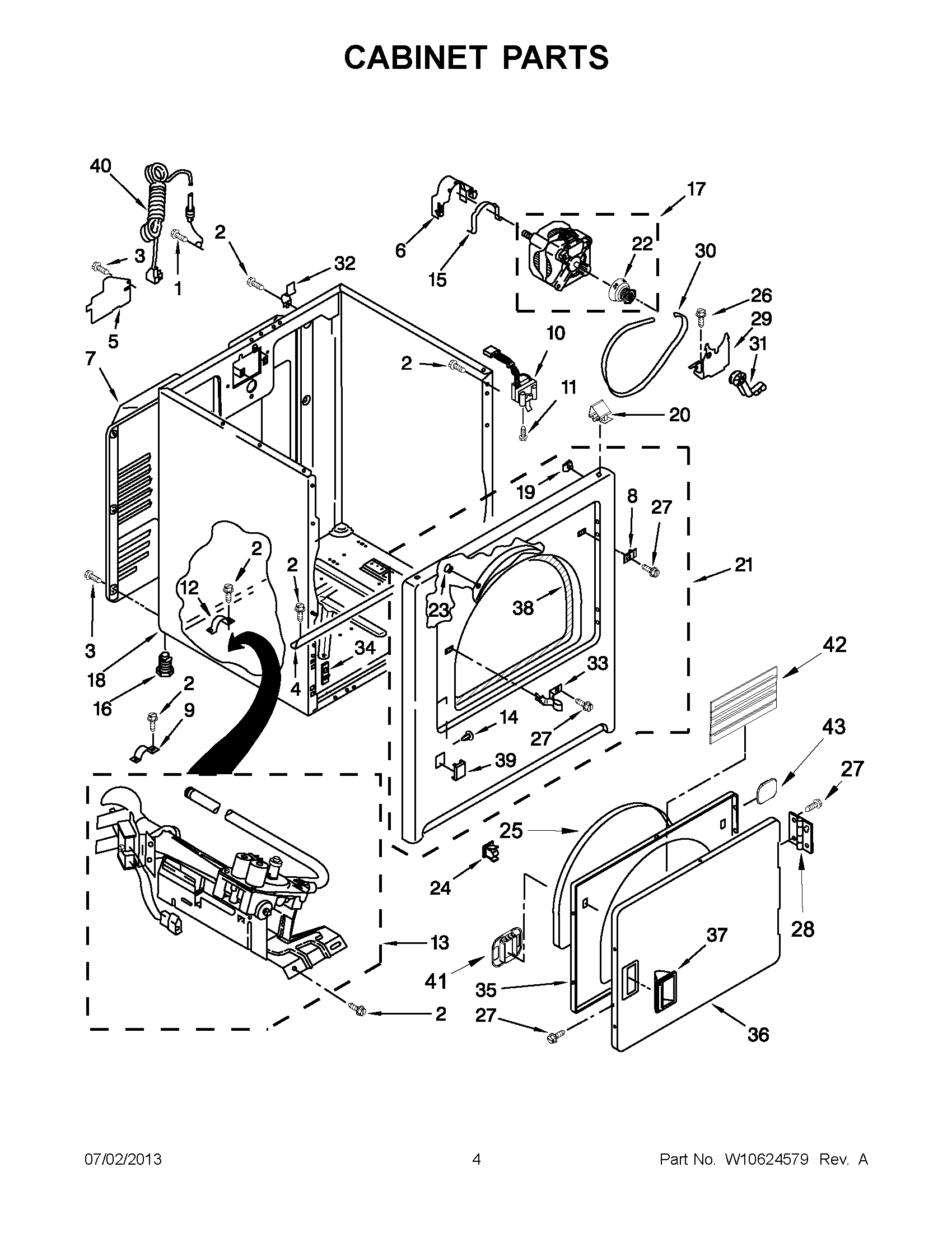 02 - CABINET PARTS