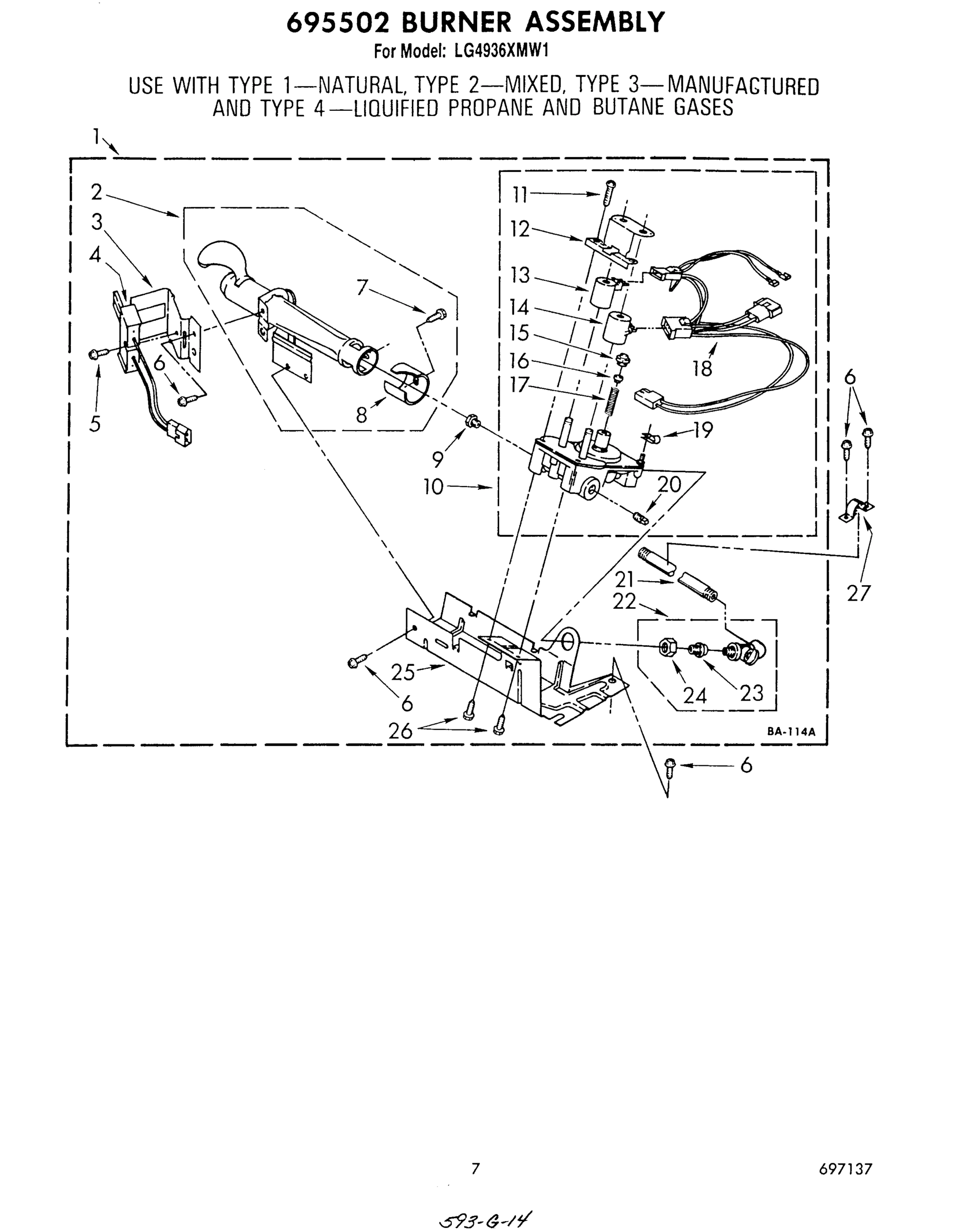 05 - 695502 BURNER