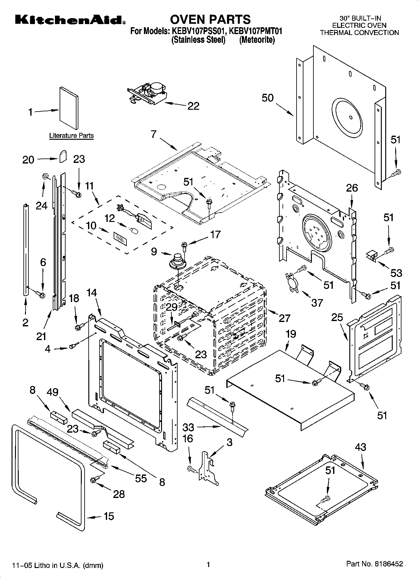 01 - OVEN PARTS