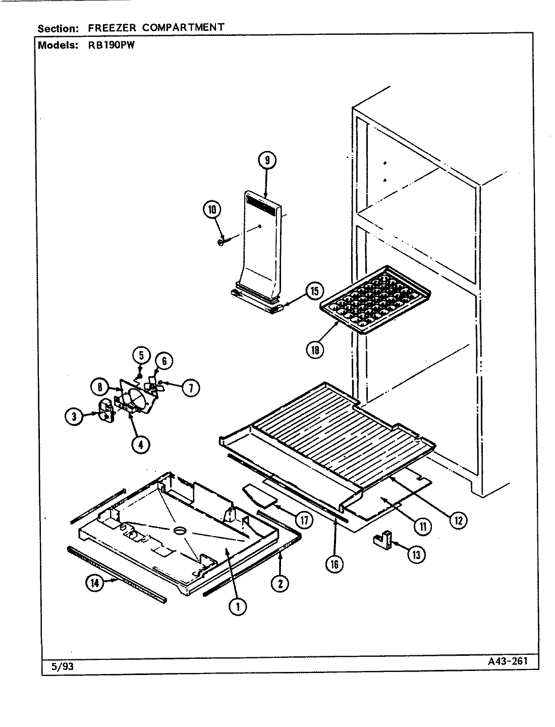 01 - FREEZER COMPARTMENT