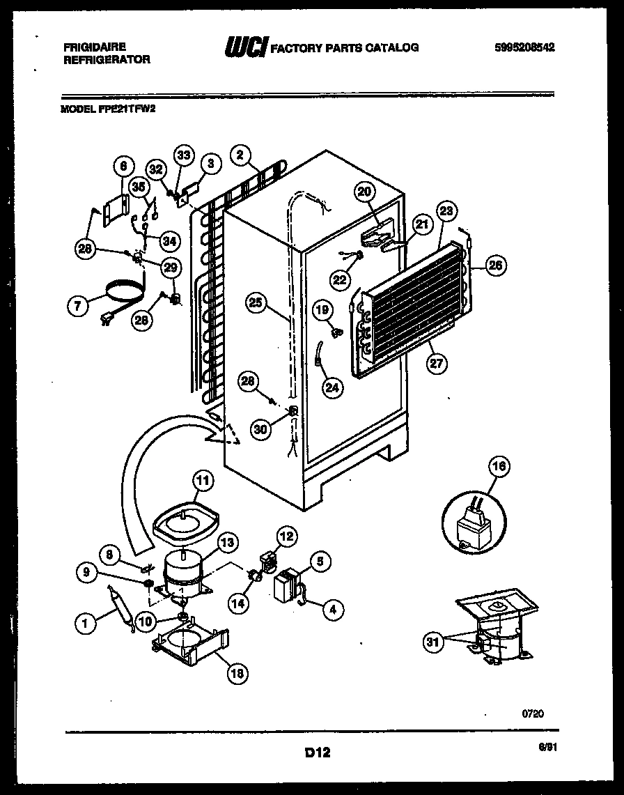 06 - SYSTEM AND AUTOMATIC DEFROST PARTS