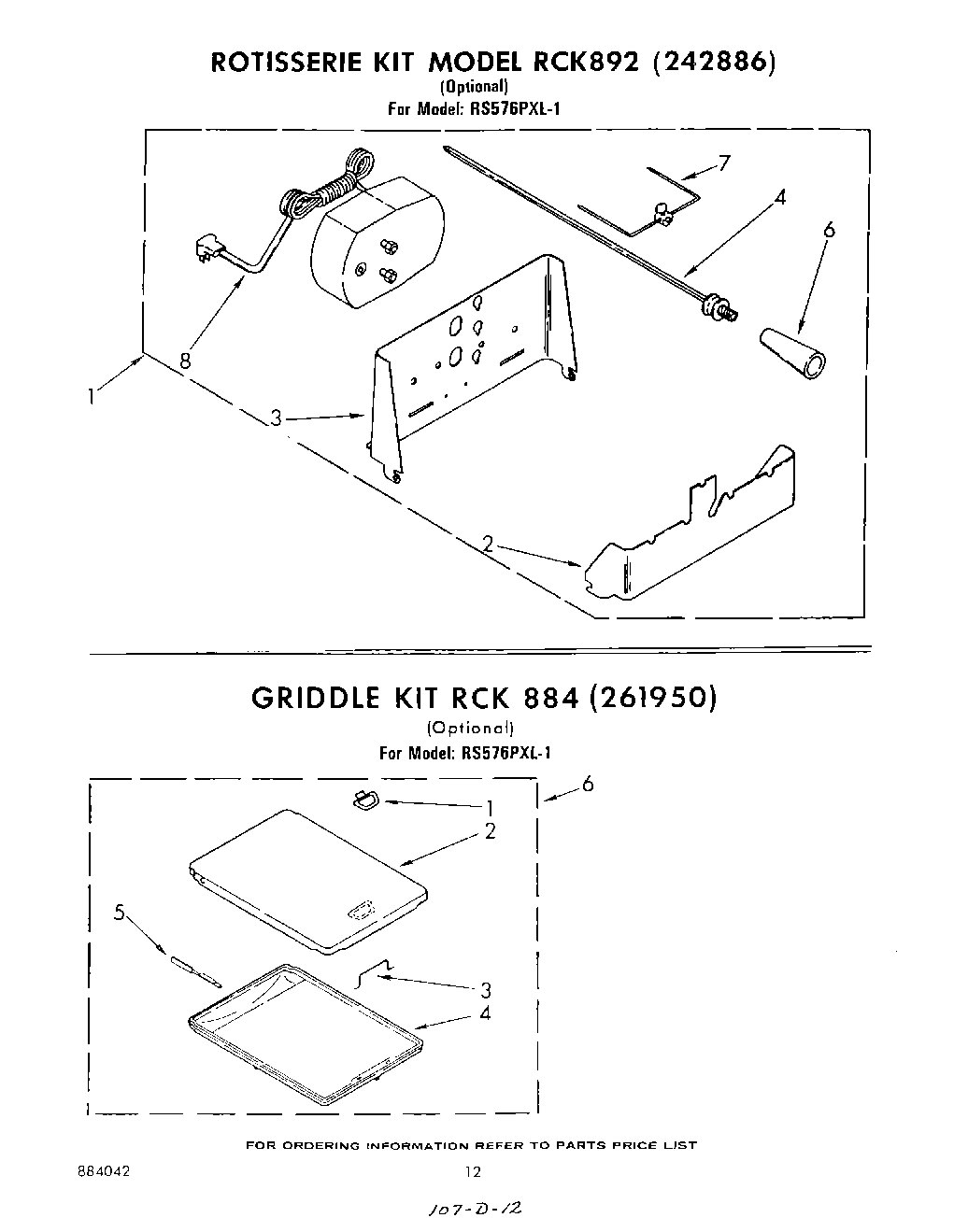 10 - ROTISSERIE KIT RCK 892 (242886)