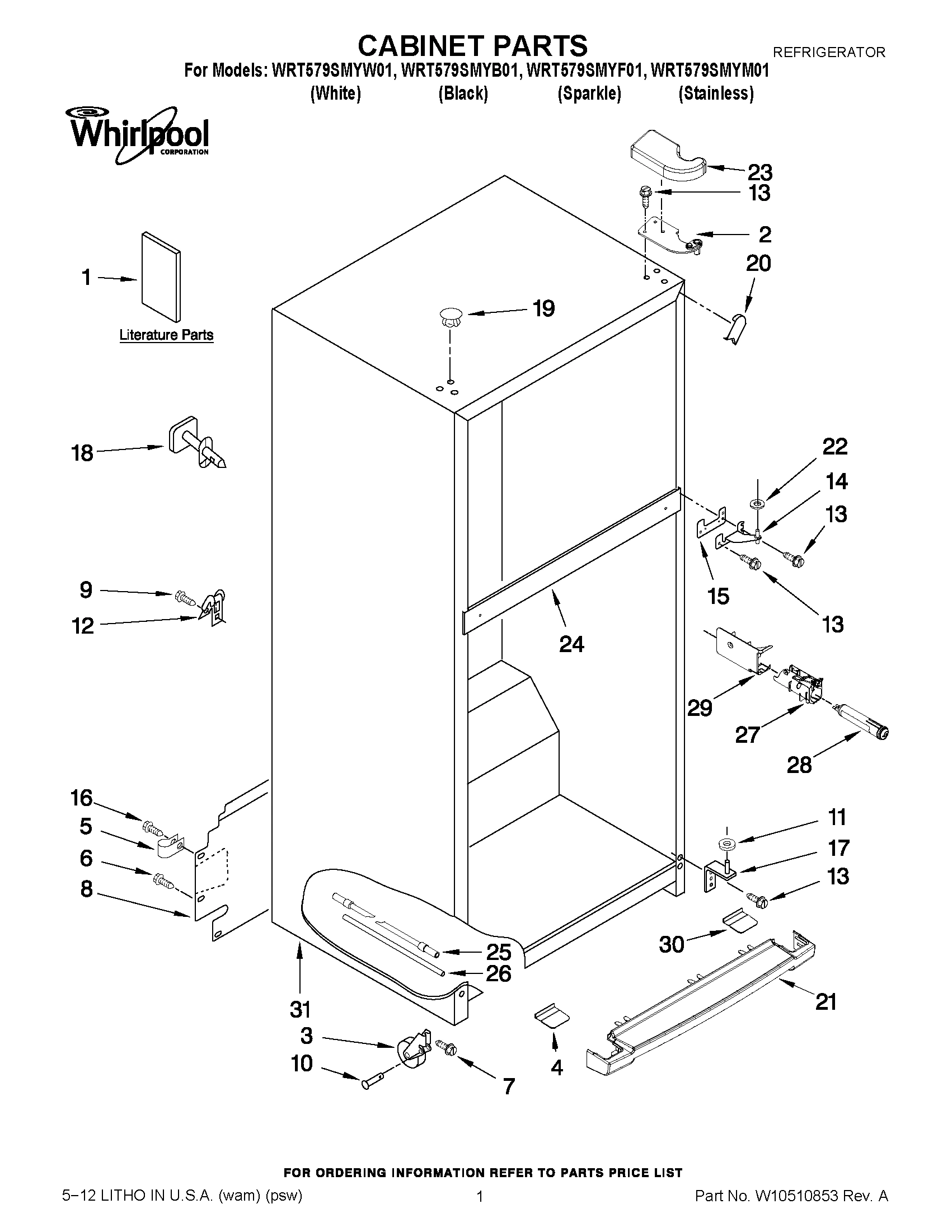01 - CABINET PARTS
