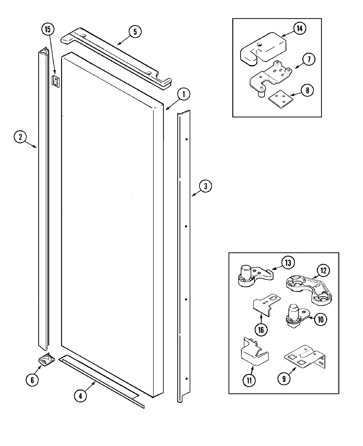10 - FRESH FOOD OUTER DOOR