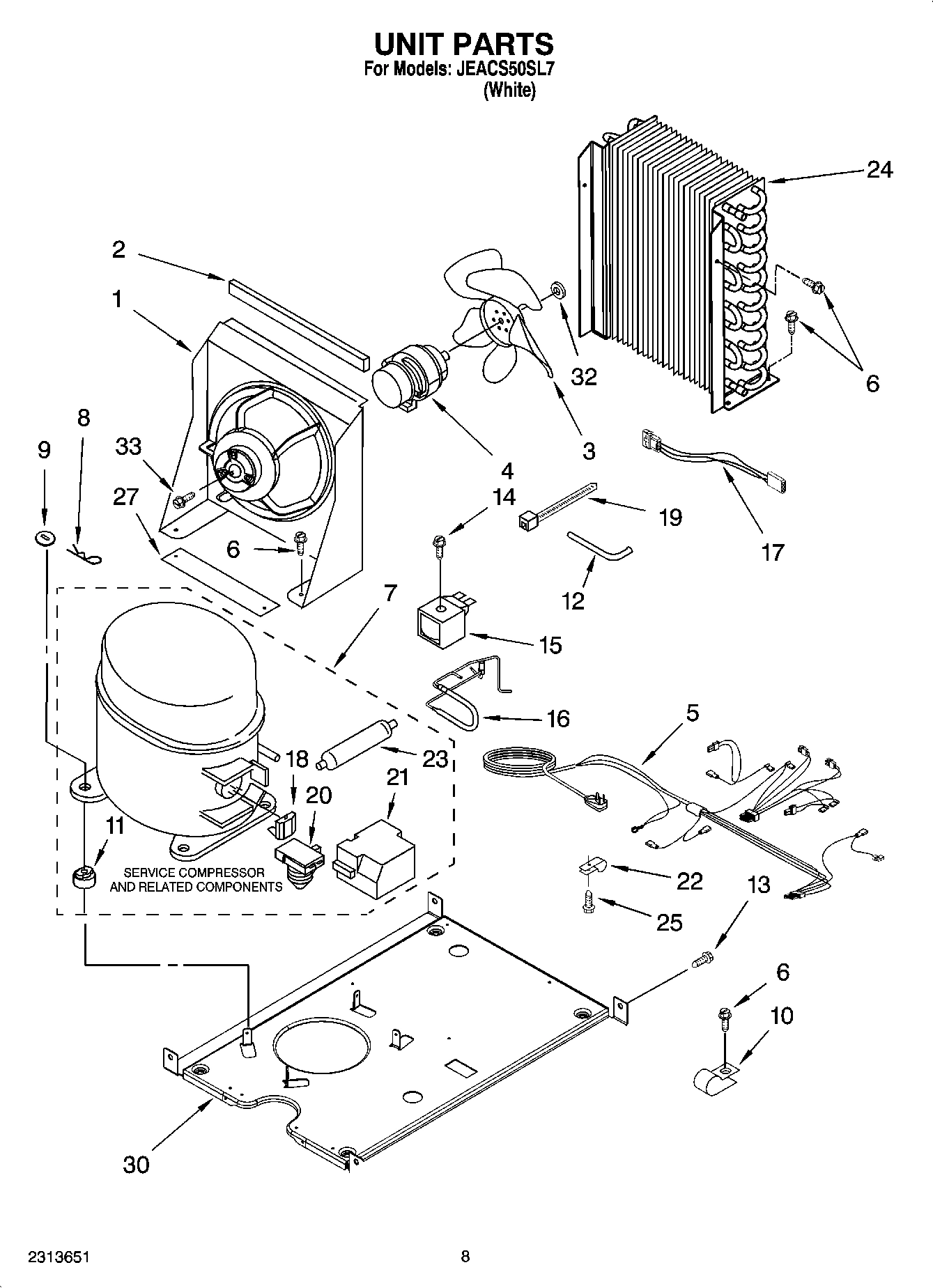05 - UNIT PARTS, OPTIONAL PARTS