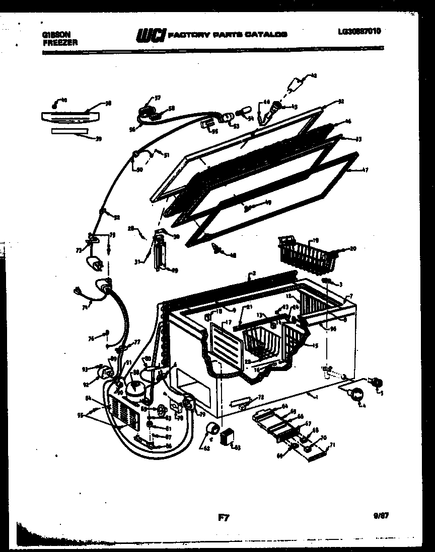 02 - CHEST FREEZER PARTS