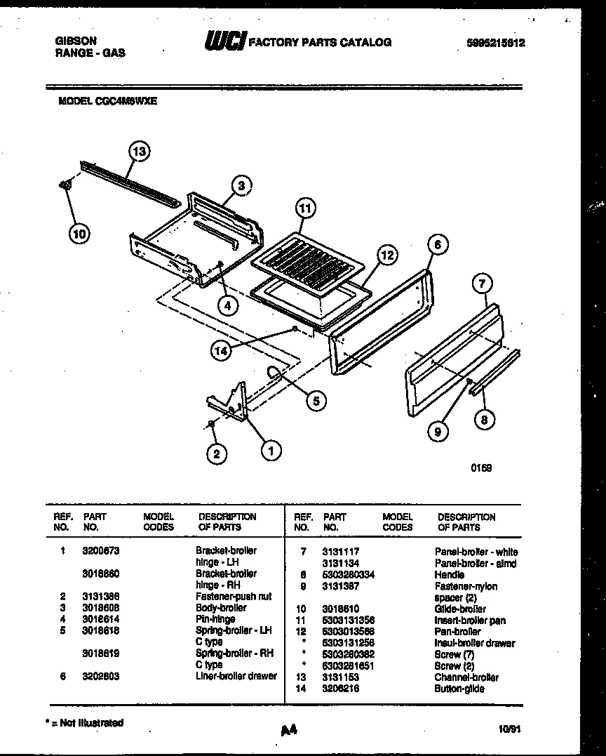 04 - BROILER DRAWER PARTS