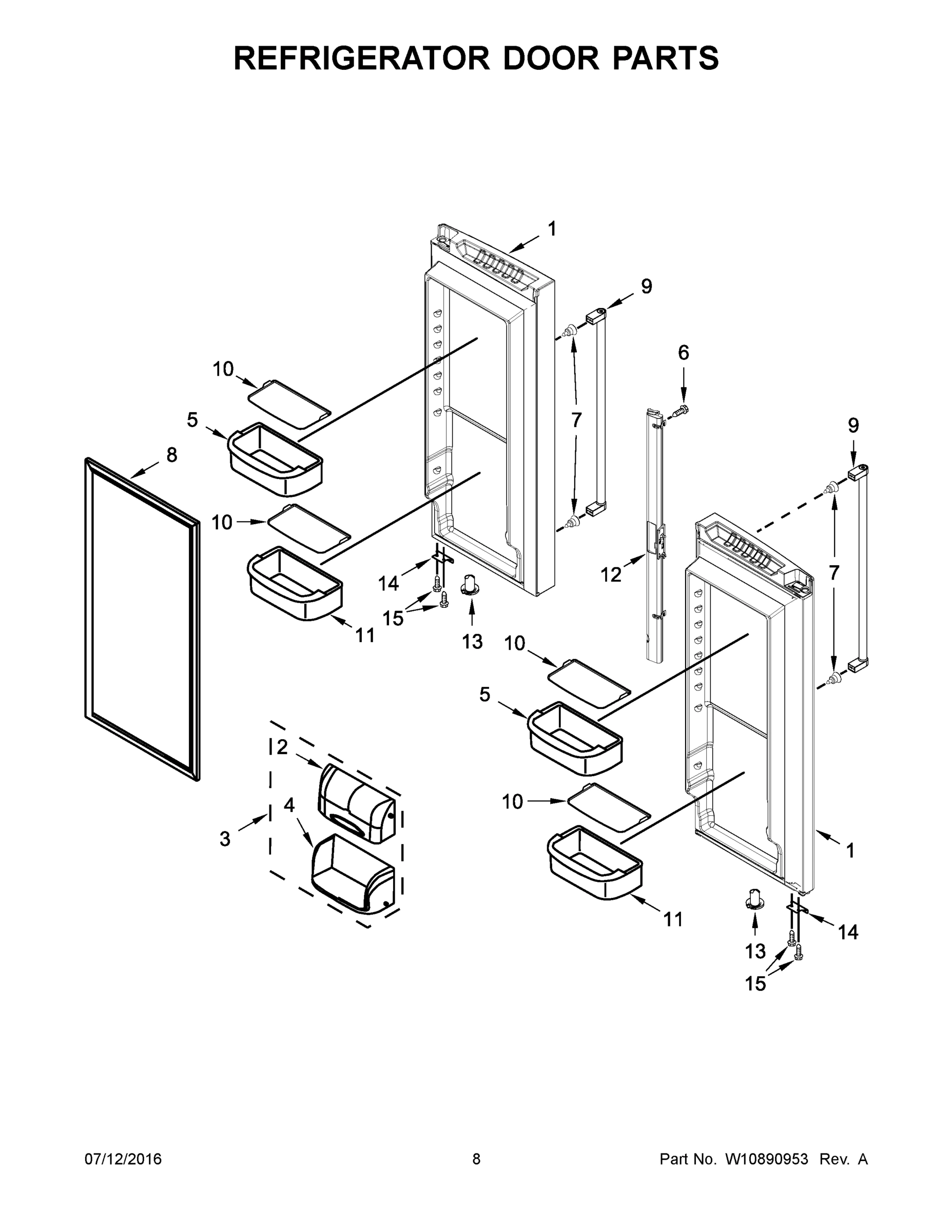 05 - REFRIGERATOR DOOR PARTS